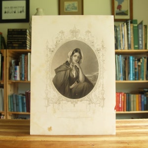 The Hamlet&#39;s Pride - large antique engraving from disbound 1879 book - Free US Shipping