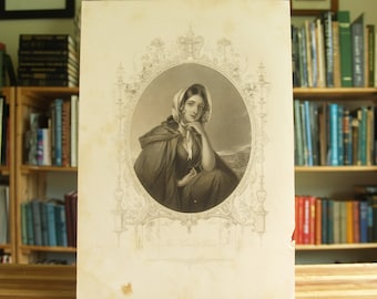 The Hamlet's Pride - gran grabado antiguo del libro desencuadernado de 1879 - Envío gratuito a los Estados Unidos