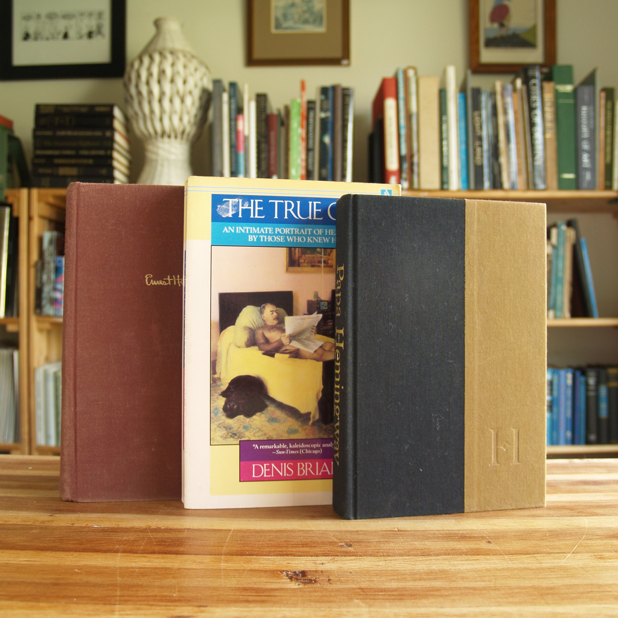 Ernest Hemingway Book Stack - Eight Books On, by or About Ernest