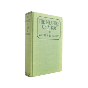 The Measure of a Boy - scarce illustrated first edition novel from 1925  - Free US Shipping