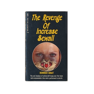The Revenge of Increase Sewall - vintage 1969 paperback horror novel by Heinrich Graat - Free US Shipping