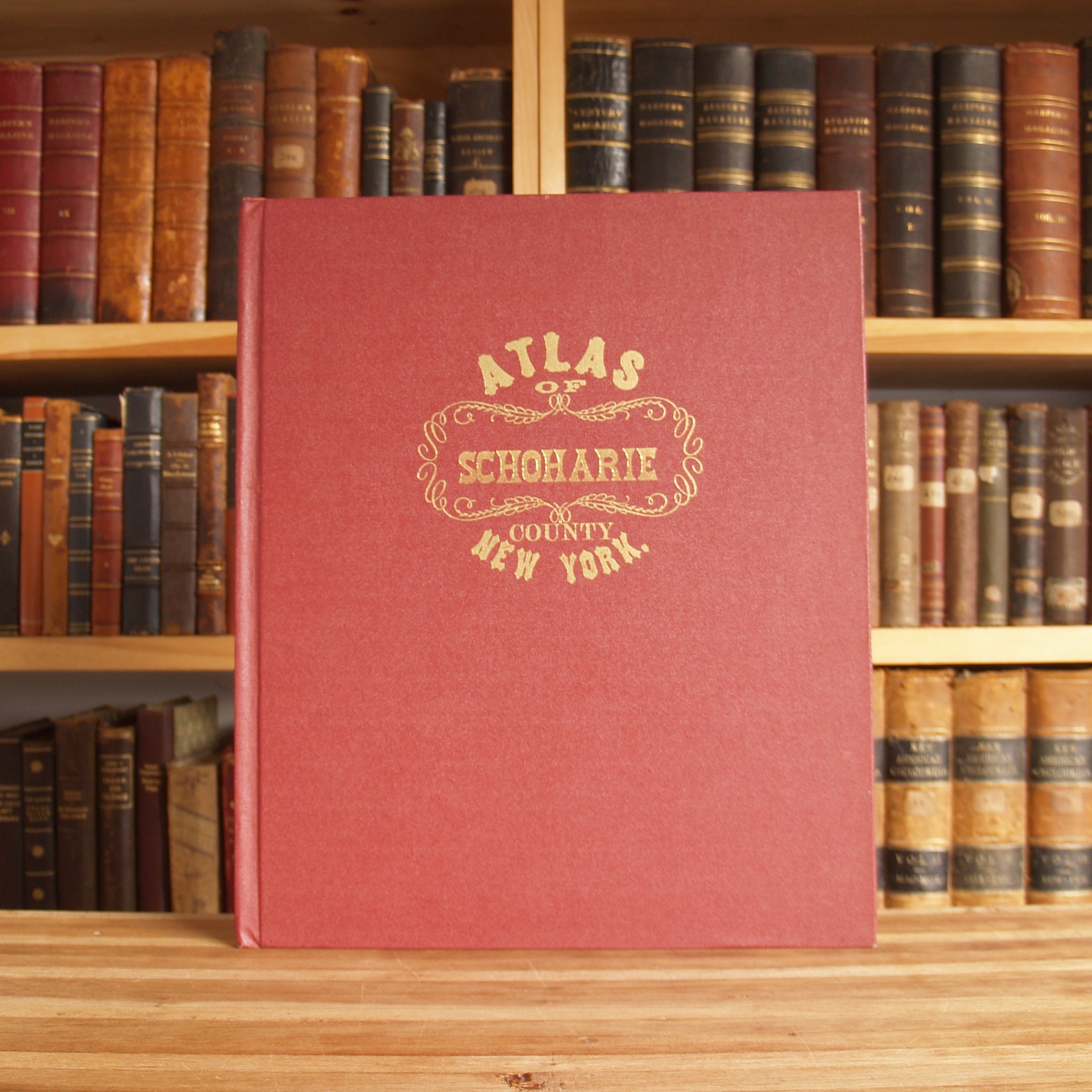 Atlas of Schoharie County, New York - large 1974 reprint of the original 1866 atlas - Free US Shipping