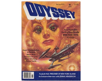 Odyssey Magazine - first issue of the science fiction magazine from 1976 - Free US Shipping