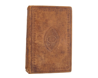 Den Heliga Skrift - Biblia antigua en lengua sueca encuadernada en cuero completo de 1878 - Envío gratuito a EE. UU.