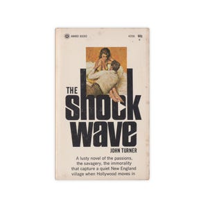 The Shock Wave - vintage 1967 paperback novel by John Turner - Free US Shipping