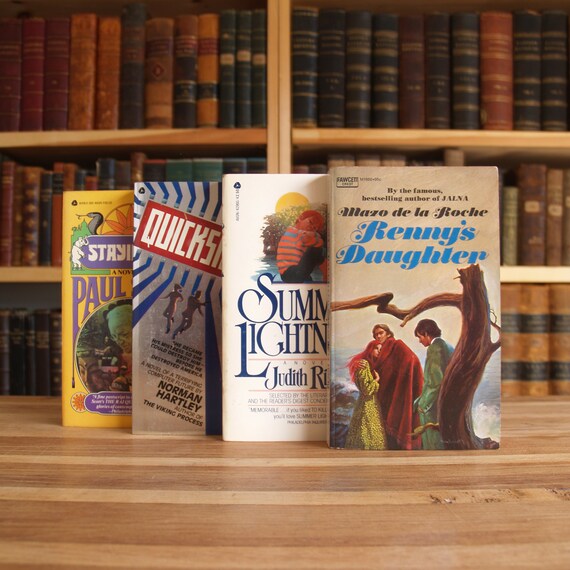 Collection of 12 Vintage Fiction Paperbacks From the 1970s