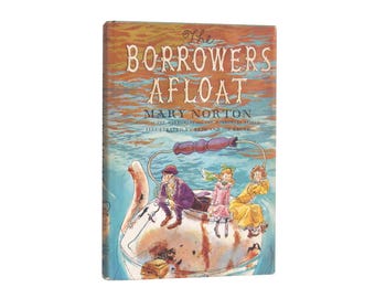 The Borrowers Afloat - first edition of the children's classic from 1959 with original jacket - Free US Shipping