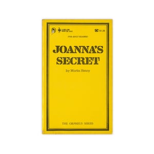 Joanna&#39;s Secret - 1969 adult paperback novel by Martin Henry - Free US Shipping