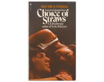 Choice of Straws - vintage 1972 paperback by E. R. Braithwaite - Free US Shipping