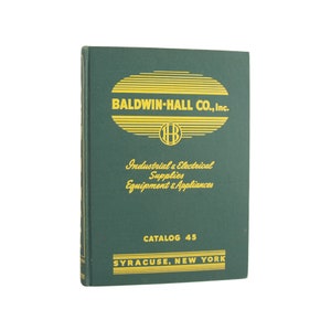 Baldwin-Hall Co. Inc. - vintage illustrated industrial and building supplies catalog from 1944 - Free US Shipping