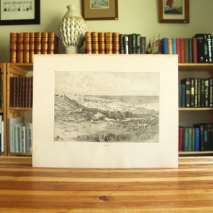 Tangier - antique engraving print from the 1890 book &quot;The Picturesque Mediterranean&quot; - Free US Shipping