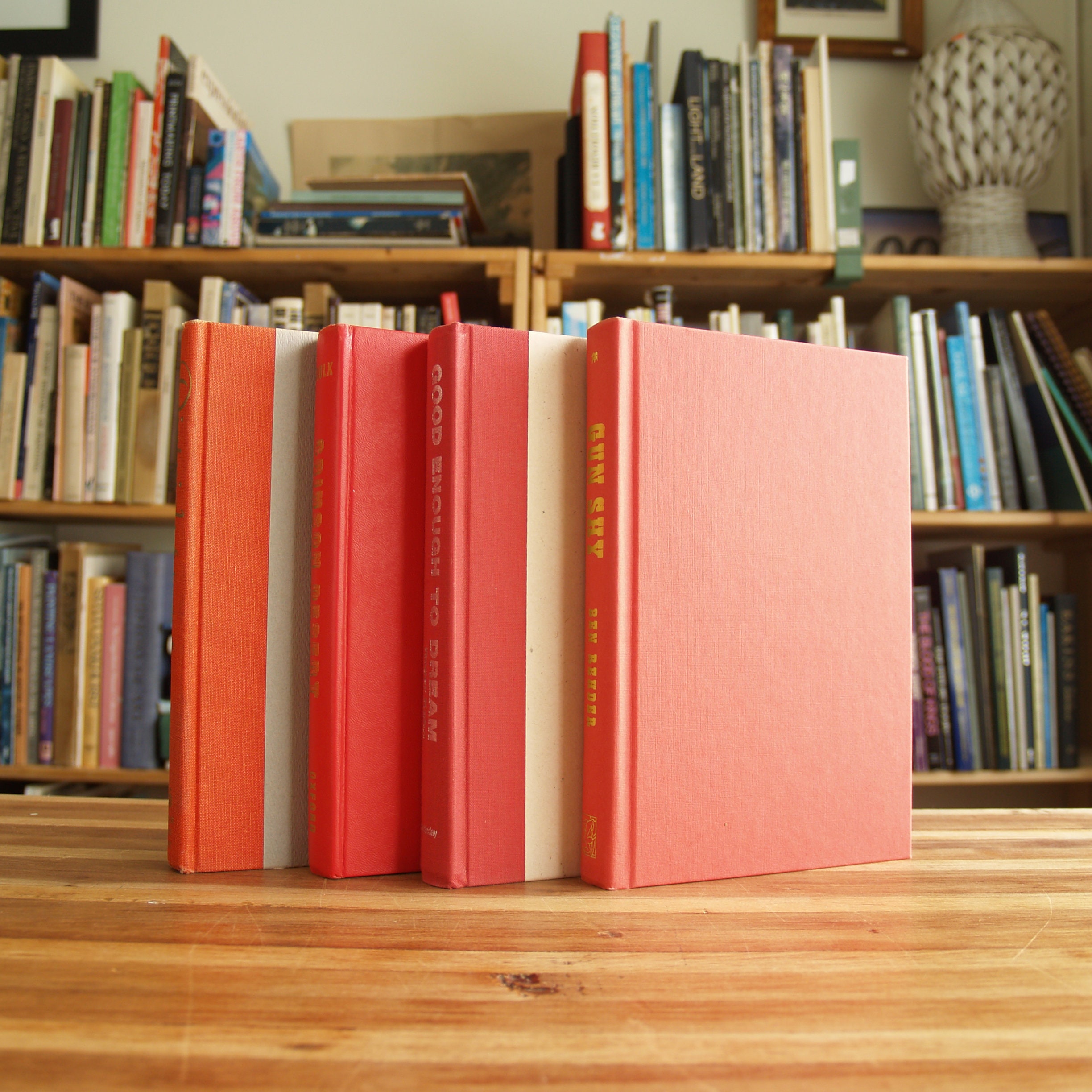 Back From The Grave ガレージのバイブル‼️ 超美品‼️ Decorative Collection of Eight Hardcover Books With Red