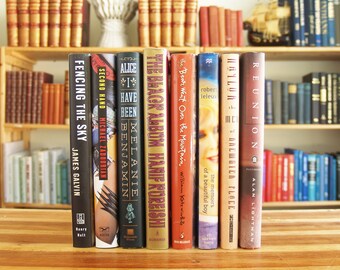 Collection of eight modern literature hardcover books with original dust jackets - Free US Shipping