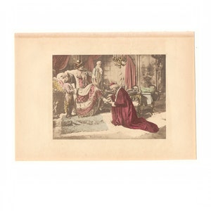 The Comtesse du Barry - vintage photogravure print from 1908 book of her memoirs - Free US Shipping