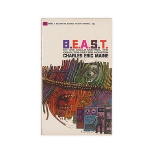 B.E.A.S.T. - vintage 1967 science fiction paperback by Charles Eric Maine - Free US Shipping