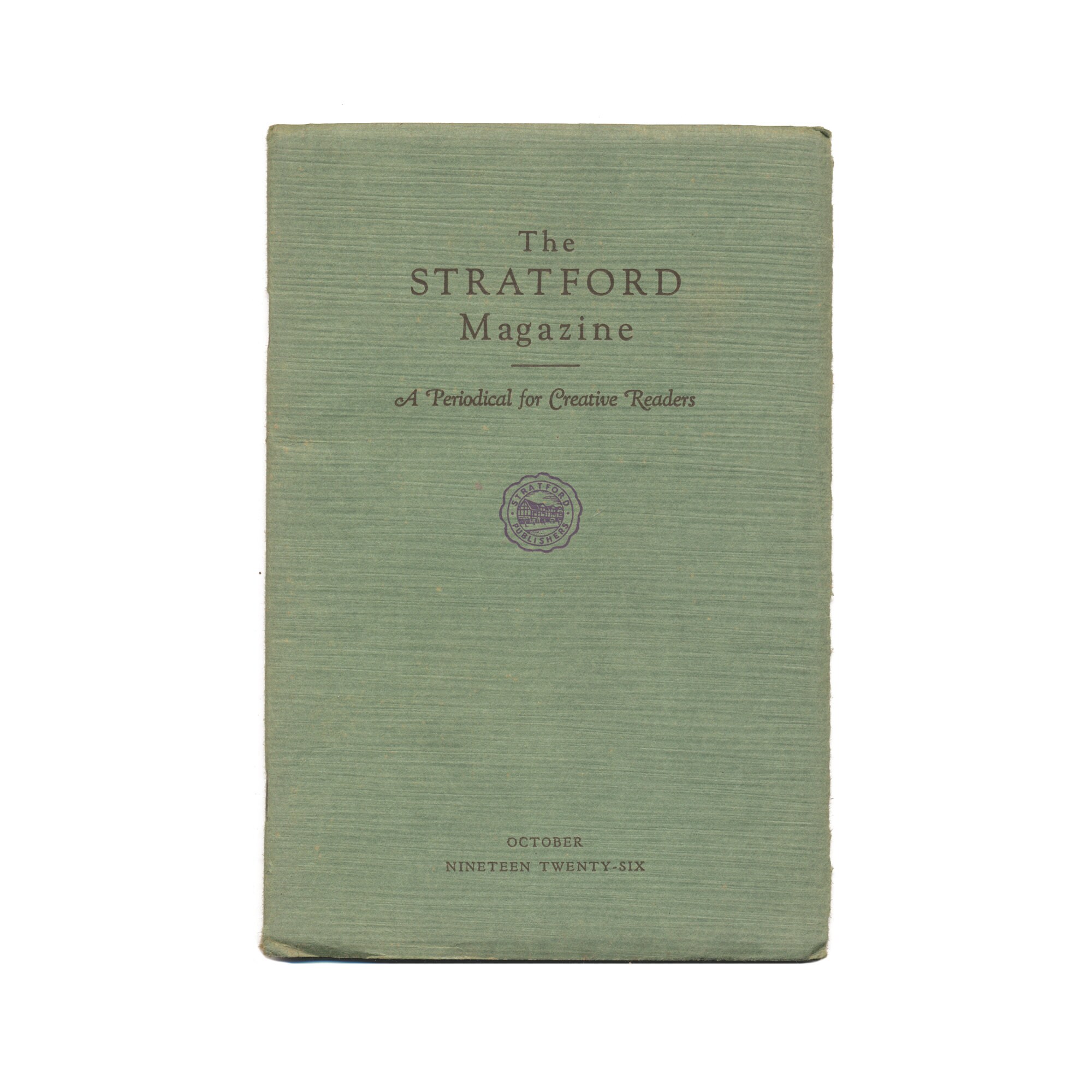 The Stratford Magazine - vintage fiction anthology magazine from 1926, works by Oscar Wilde, Boccaccio, etc. - Free US Shipping