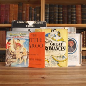 Assortment of 20 random book covers / dust jackets for use as raw materials, crafting, papercrafts, wallpaper - or just to cover a book!