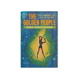 The Golden People / Exile From Xanadu  - vintage 1964 Ace Double science fiction paperback - Free US Shipping