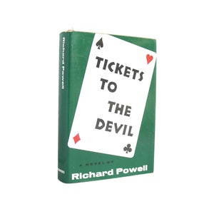 Tickets To The Devil - vintage 1968 first edition novel with original jacket - Free US Shipping