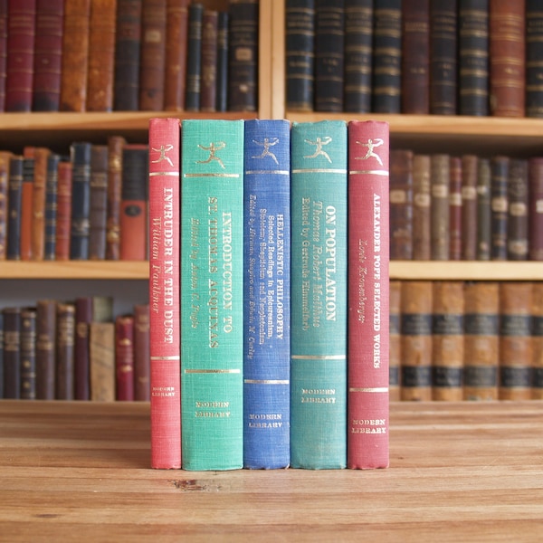 Collection of five vintage Modern Library classics - Free US Shipping