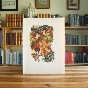 Illustration from Grimm&#39;s Fairy Tales - 8.5 x 11 inch vintage color print salvaged from 1967 children&#39;s book - Free US Shipping