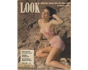 Look Magazine: June 4, 1940 - Hollywood, World War II and vintage advertisements - Free US Shipping