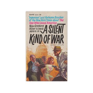 A Silent Kind of War - vintage 1965 mystery paperback by Jack Laflin - Free US Shipping