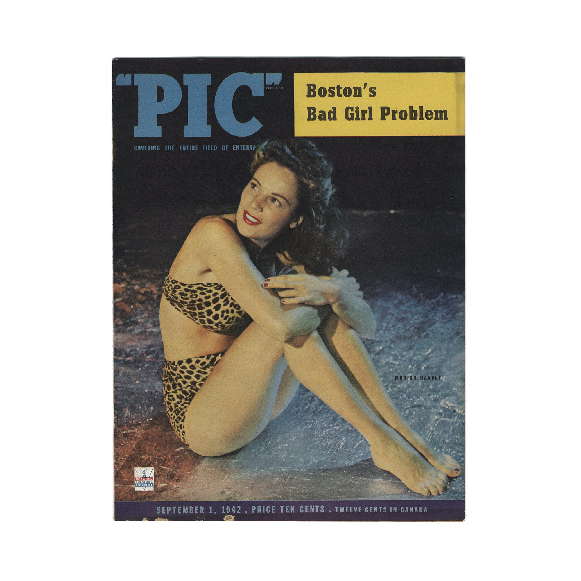 PIC Magazine - September 1, 1942 - Hollywood, Broadway, Sports - Free US Shipping