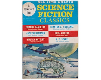 Science Fiction Classics - vintage science fiction magazine from 1968 - Free US Shipping