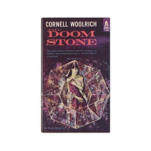The Doom Stone - vintage 1960 mystery paperback by Cornell Woolrich - Free US Shipping