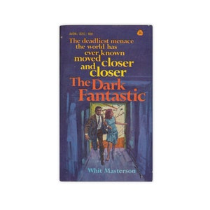 The Dark Fantastic - vintage 1959 thriller paperback by Whit Masterson - Free US Shipping