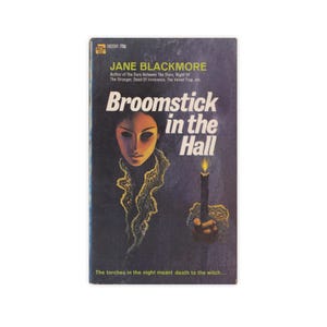 Broomstick in the Hall - vintage 1970 horror paperback by Jane Blackmore - Free US Shipping