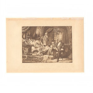 The Comtesse du Barry - vintage photogravure print from 1908 book of her memoirs - Free US Shipping