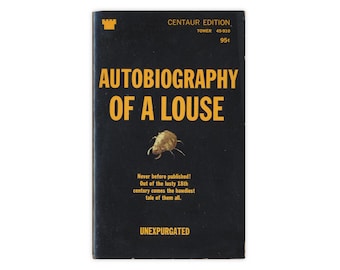 Autobiography of a Louse - vintage adult paperback novel from 1967 - Free US Shipping