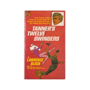 Tanner&#39;s Twelve Swingers - vintage 1967 mystery / thriller paperback by Lawrence Block - Free US Shipping
