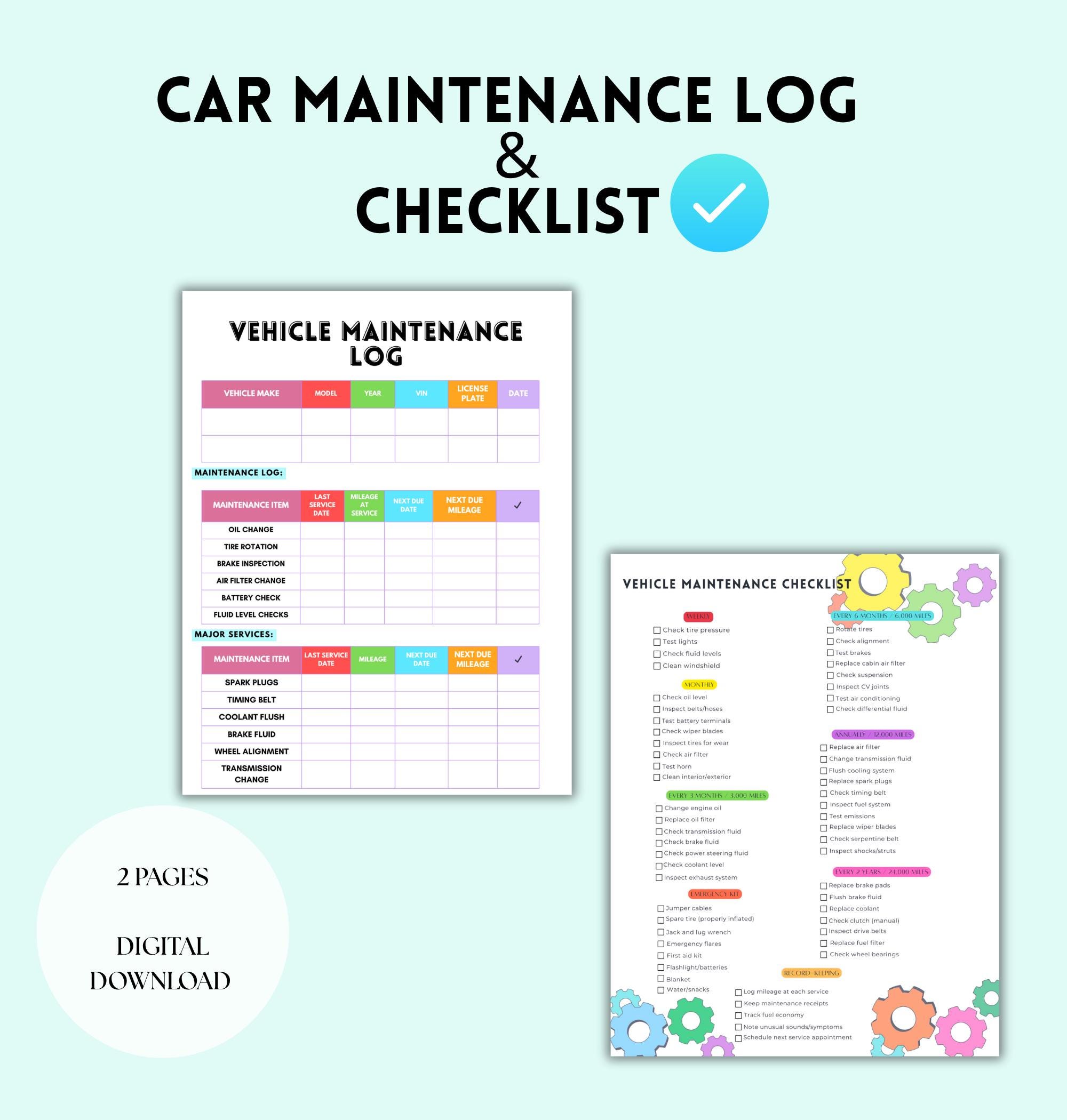 Car Maintenance Record: Your Key to Vehicle Longevity