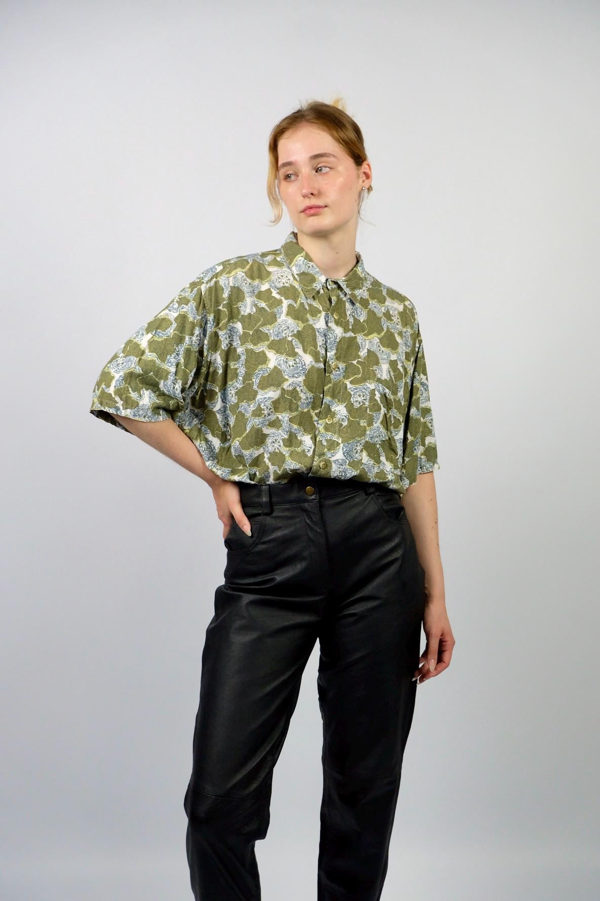 Herrenhemd Kurzarm Button-Down - Lässiges Freizeithemd Aus Baumwolle Für Sommer