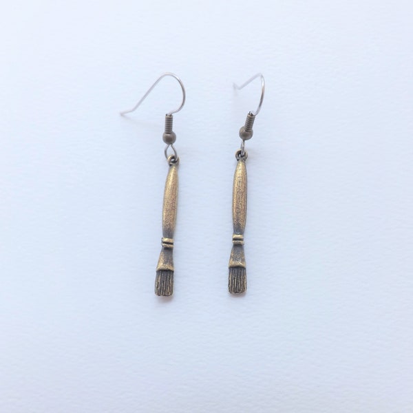 Paintbrush Earrings Etsy