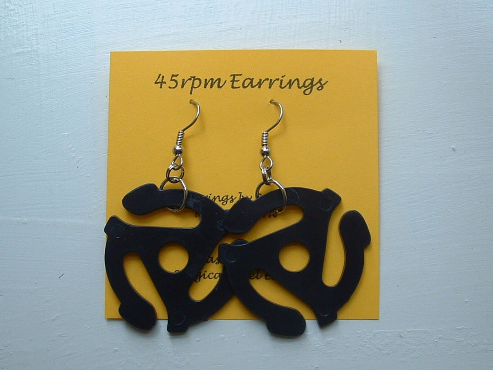 Record Adaptor Earrings 45 Rpm Insert Adapter 6 Colors Blue - Etsy