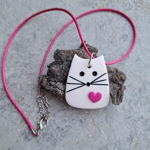 1 pezzo Collana di perle con ciondolo gatto carino alla moda