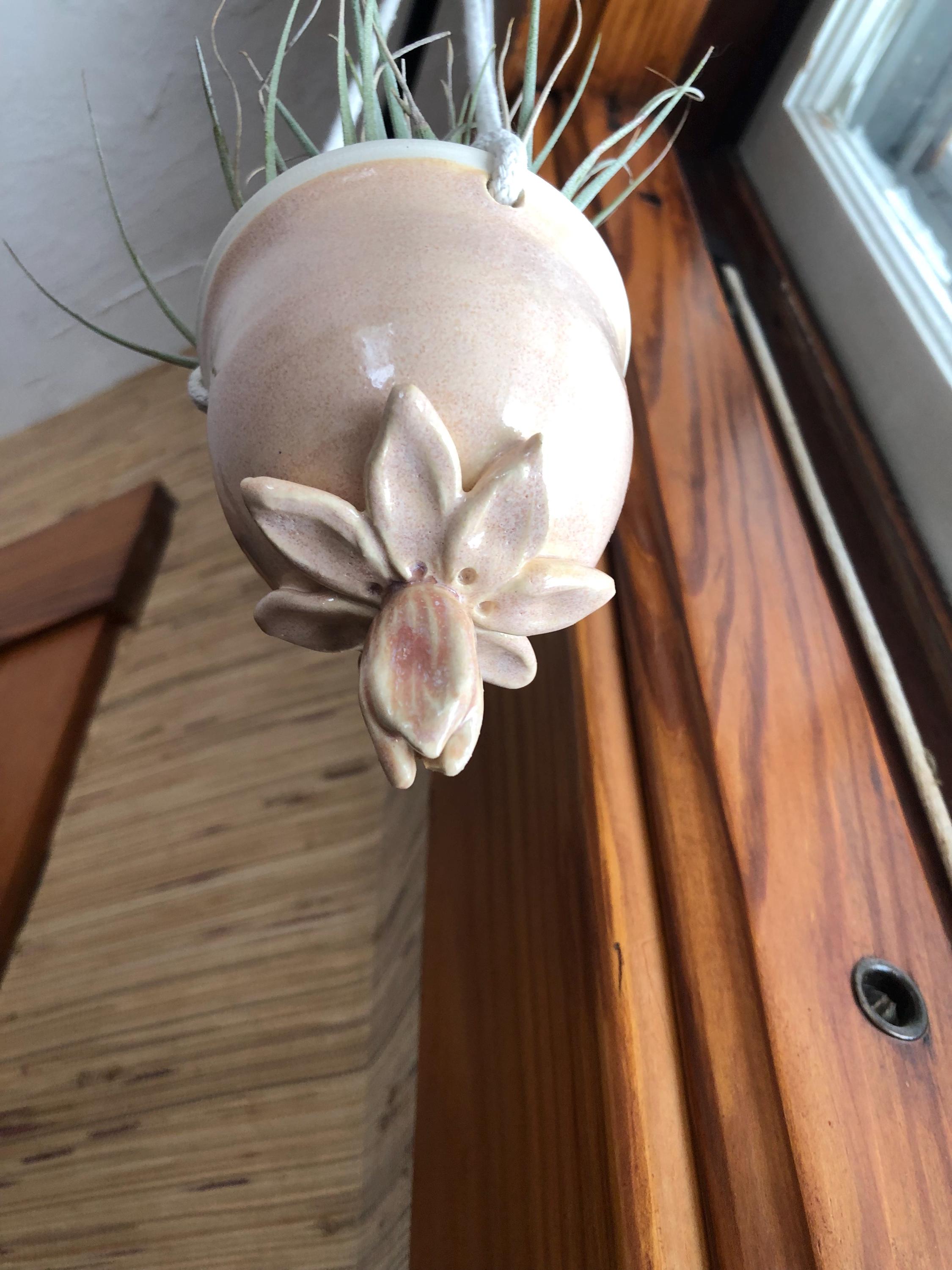 Hanging Pink Planter