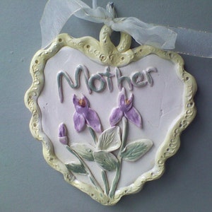 Pastel Mothers Day / New Mother Wall Hanging image 1
