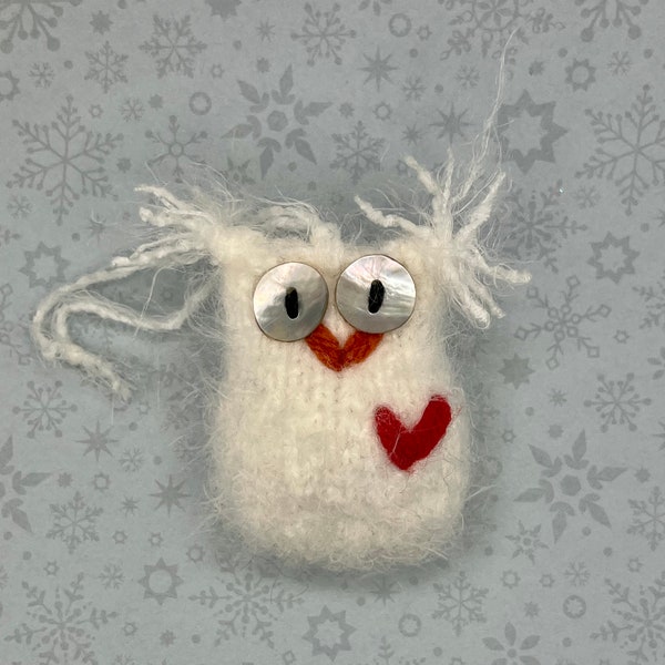 Snowy the Owl Handknit