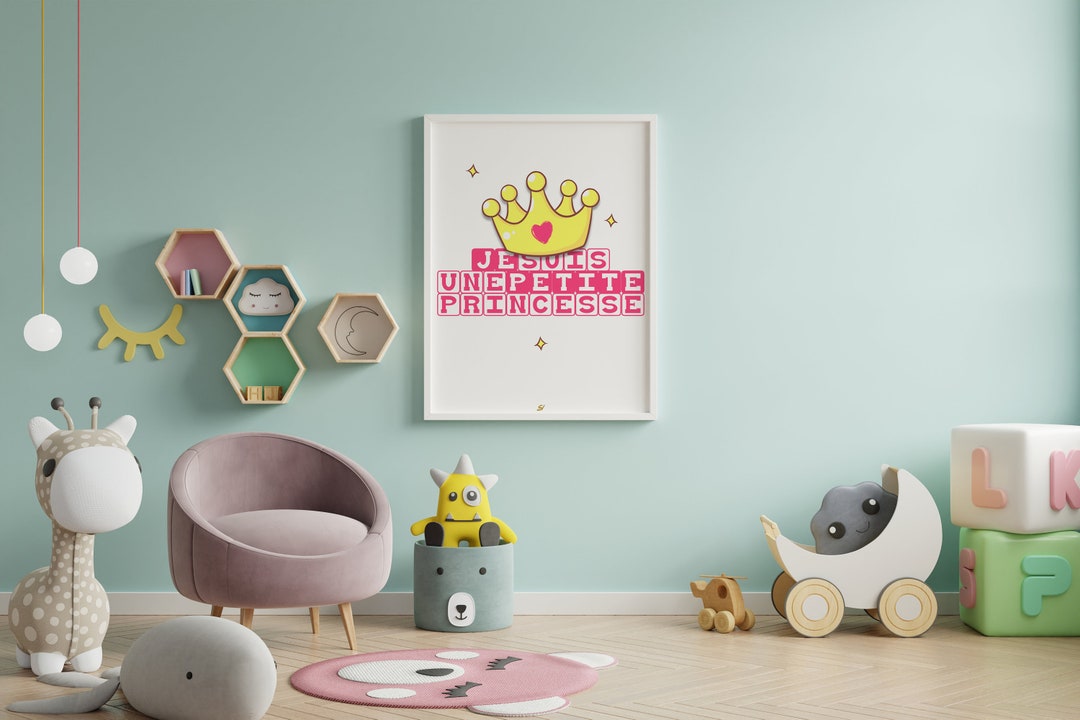Poster to Print for Baby or Child's Room i Am a Little Princess - Etsy
