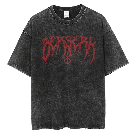 Berserk Gothic T-shirt Gothic Oversized Style | Merch - Etsy