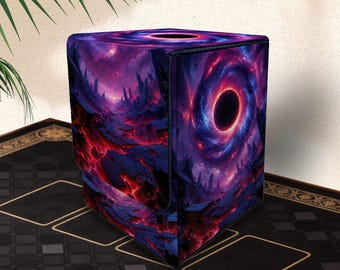 Mtg Commander Deck Box - Solar Eclipse, Holds 100+ Sleeved Cards, Trading Card Boxes