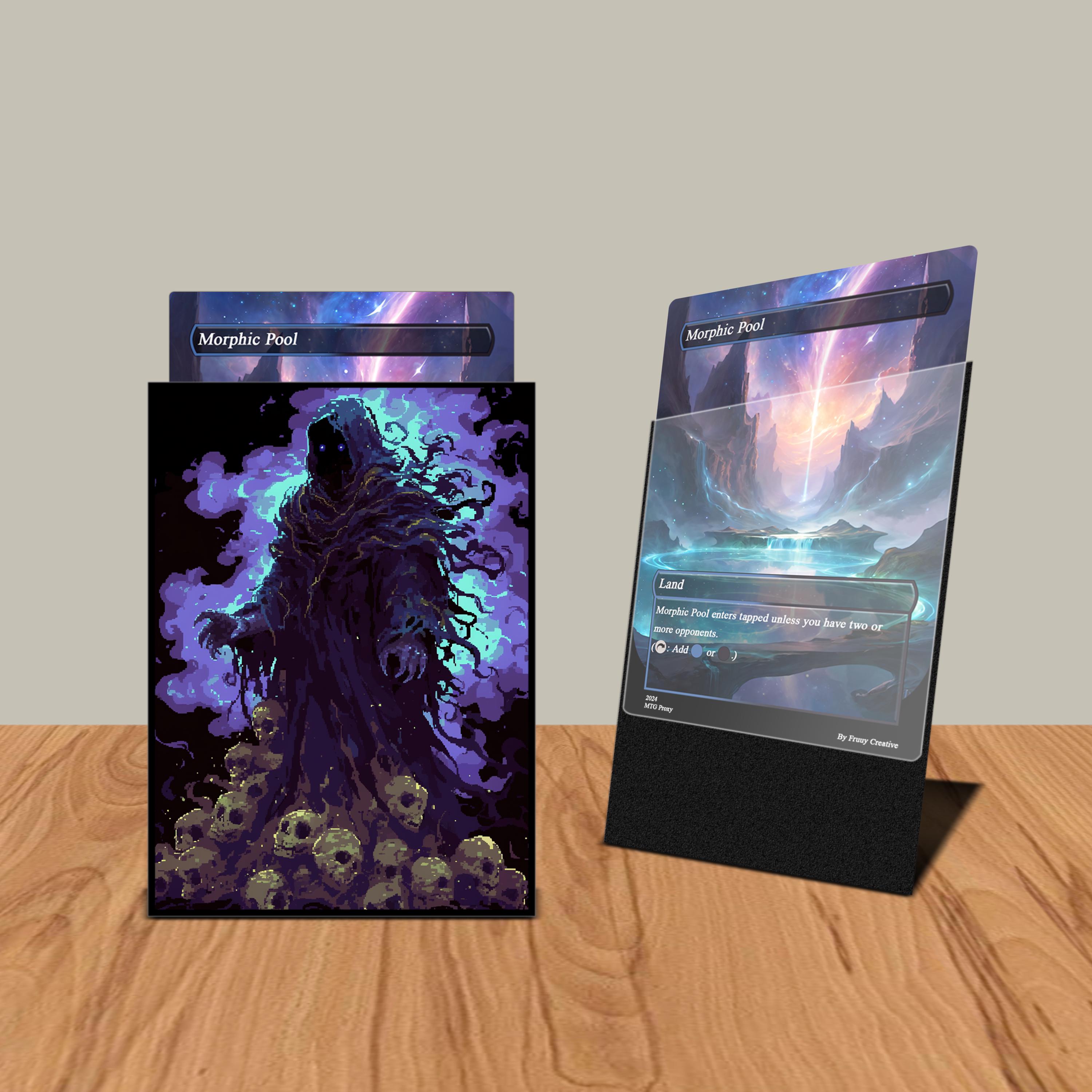 pixel art card sleeves mtg Amazon.com: Realm Guard Pixel Art Series main image 1