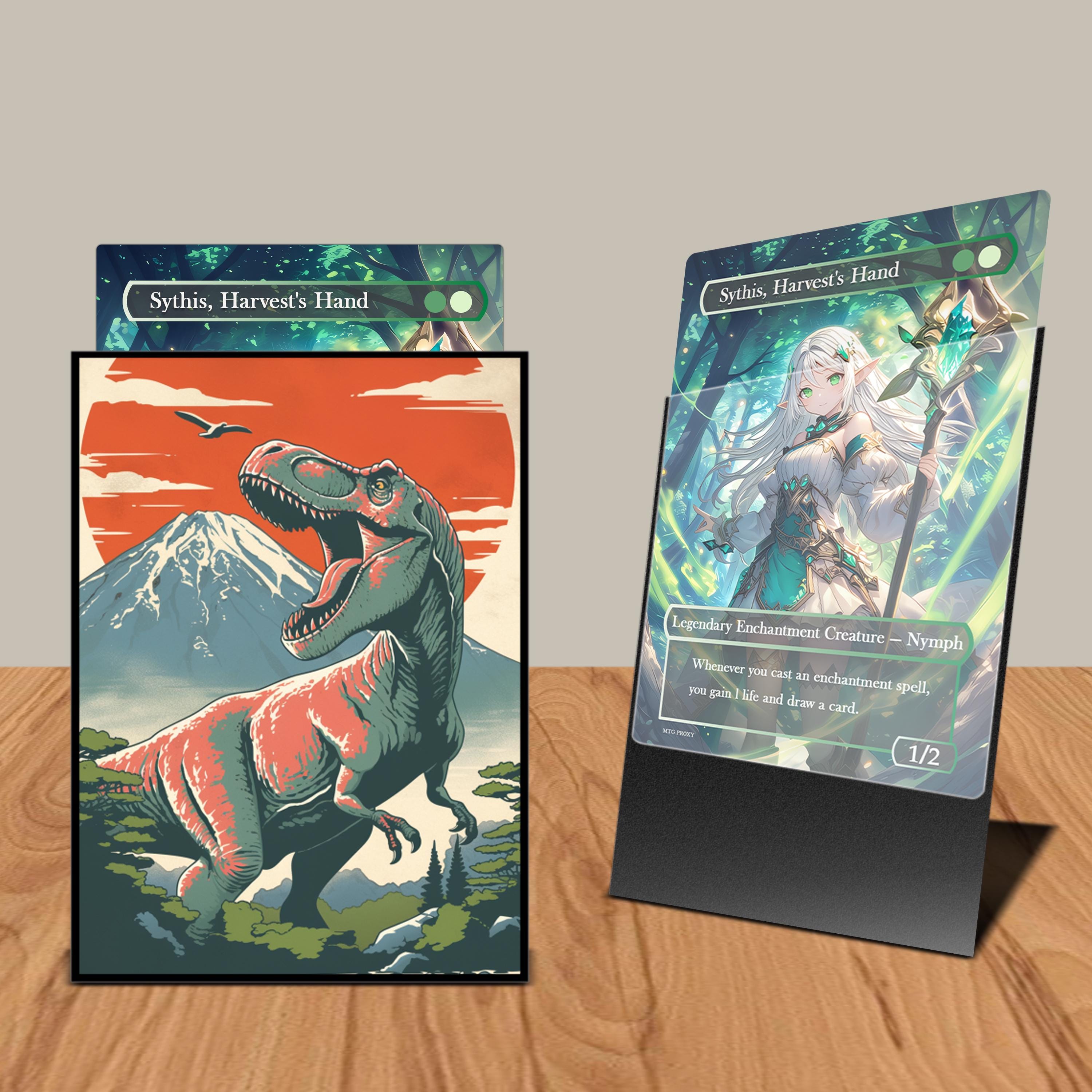 dinosaur card sleeves mtg Dino Dynasty main image 1