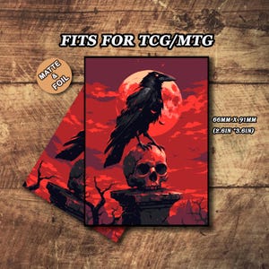 Matte MTG-kaarthoezen, Bone Keeper-kaarthoezen, Topkwaliteit en gedetailleerde MTG-hoezen, Magic Card-hoes, cadeaus voor gamers