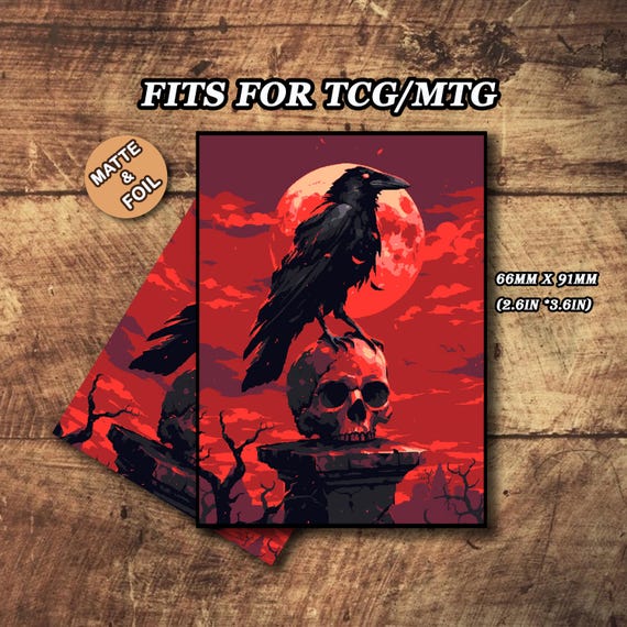 Mtg Card Sleeves, Bone Keeper TCG Sleeves, Matte or Foil, Gifts for Gamers  - Etsy